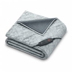 Beurer - HD 75 Green Planet Heating Blanket - Nordic Gray - 3 Years Warranty