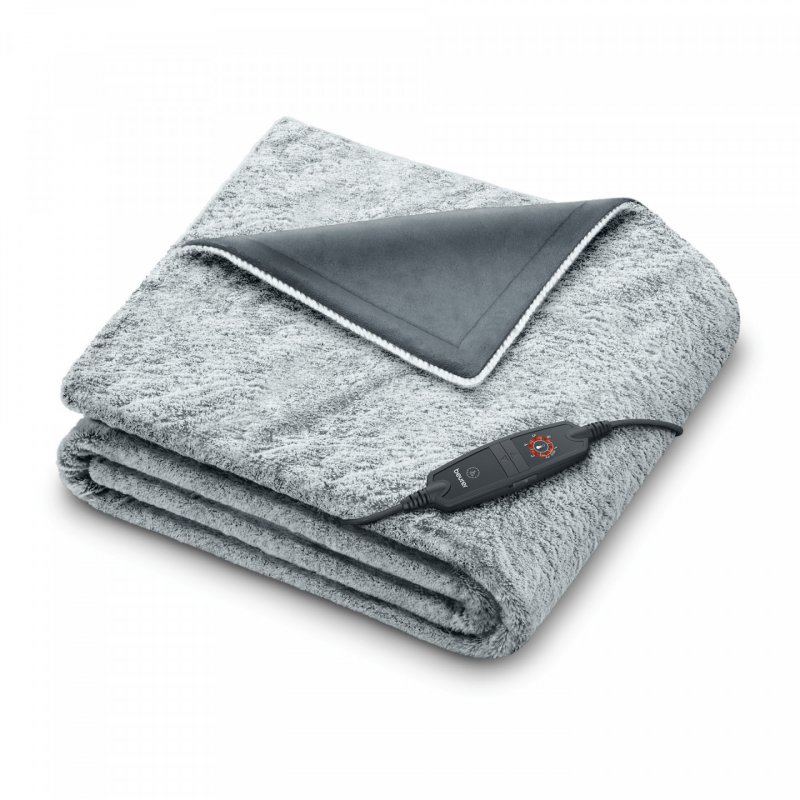 Beurer - HD 75 Green Planet Heating Blanket - Nordic Gray - 3 Years Warranty