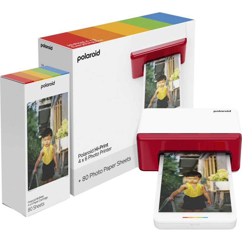 Polaroid Hi-Print 4x6 Photo Printer White E-Box