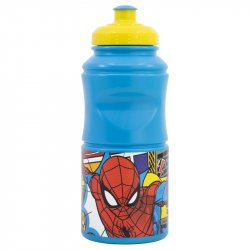 Stor - Easy hold sports water bottle, 380 ml - Spiderman (088808722-74755-12)