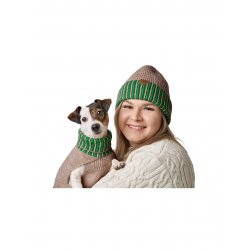 Hunter - Dogcoat Odense 25 hat, beige/green - (203524)