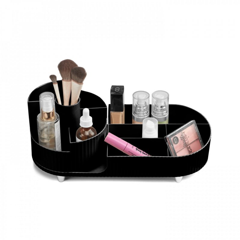 Gillian Jones - Large table organizer with swivel function - Black - Large