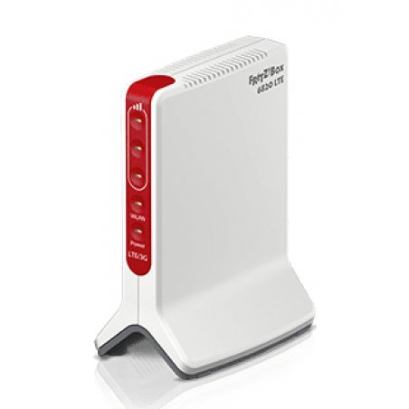 FRITZ!Box 6820 LTE, Mobile WLAN-Router (weiß/rot)
