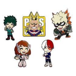 My Hero Academia présentoir pin's Set 5 cm (6)