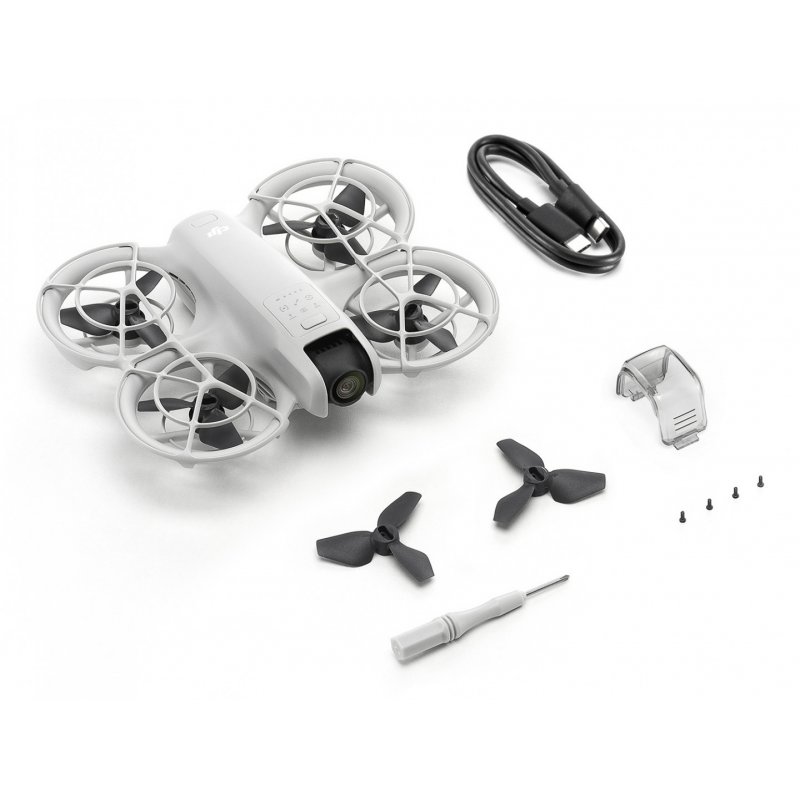 DJI Neo 4 rotors Quadcoptère 12 MP 3840 x 2880 pixels 1435 mAh Noir, Blanc