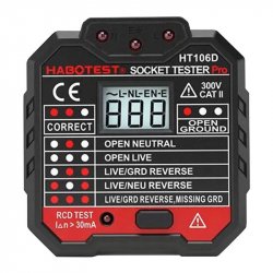 Habotest HT106D socket tester with digital display