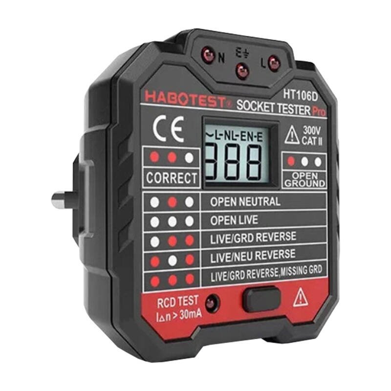 Habotest HT106D socket tester with digital display