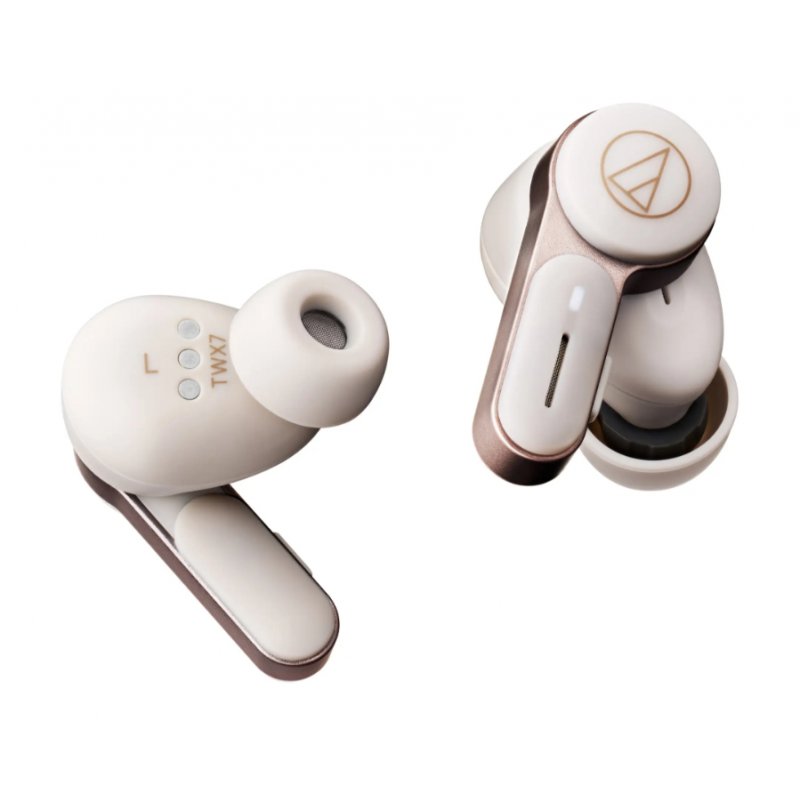 Audio-Technica ATH-TWX7 Casque True Wireless Stereo (TWS) Ecouteurs Appels/Musique Bluetooth Blanc