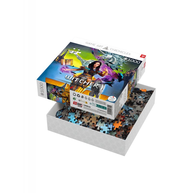 Good Loot Game Art Chronicles Puzzle: The Witcher Yennefer & Salvador Dali (1000 pieces)