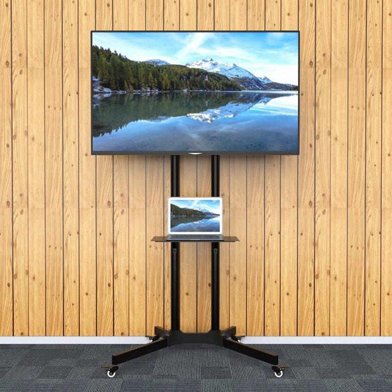 Techly | Mobile Stand | TV LED, LCD, 30-65 Inches, 60kg, 150cm, Adjustable