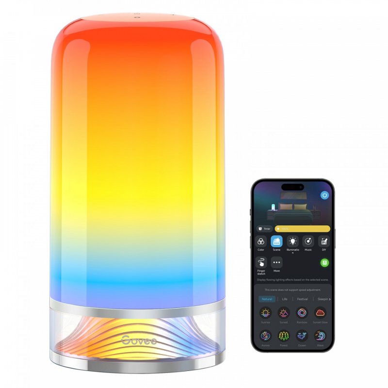 Govee H6022 | LED table lamp | RGBICWW, 2700k-6500k, Wi-Fi, Bluetooth
