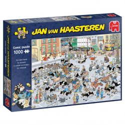 Jumbo Jan van Haasteren Der Vieh-Markt ViehMarkt 1000 Teile Puzzle (19075)