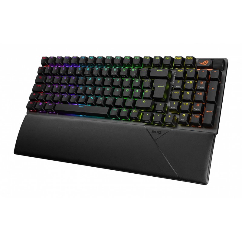 ASUS ROG Strix Scope II 96 wireless keyboard Gaming USB RF Wireless Bluetooth QWERTZ Swiss Black