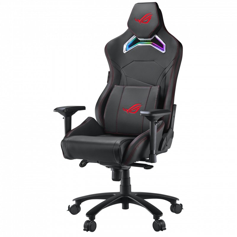 ROG Chariot X Gaming-Stuhl (schwarz, Rennwagen-Stil, Aura RGB-Beleuchtung)