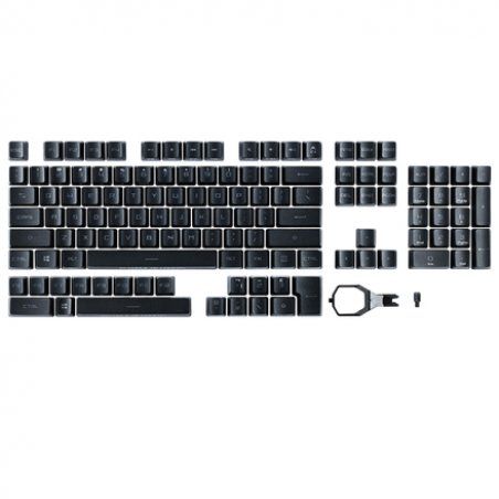 ROG PBT Doubleshot Keycap-Set für ROG RX Switches (schwarz, 123 Stück)