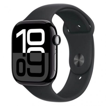 APPLE WATCH SERIES 10 GPS 42MM JET BLACK ALUMINIUM CASE BLACK S