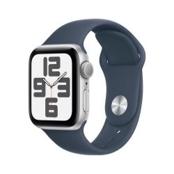 APPLE WATCH SERIES 10 GPS 46MM SILVER ALUMINIUM CASE DENIM SPOR