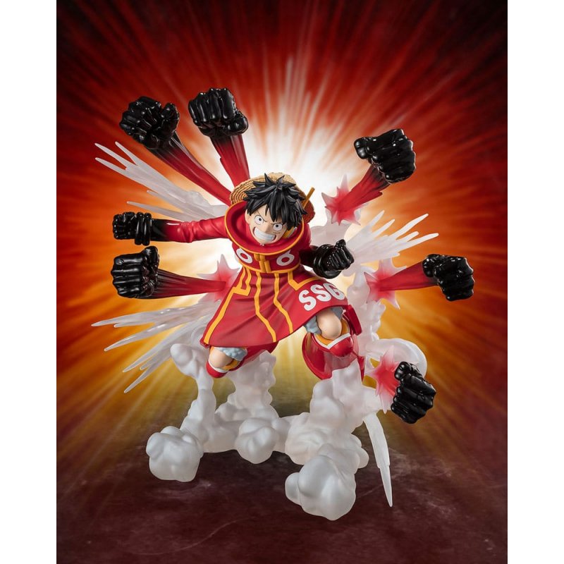 One Piece statuette PVC Figuarts ZERO Extra Battle Monkey D. Luffy -Gum Gum Hawk Gatling- 19 cm