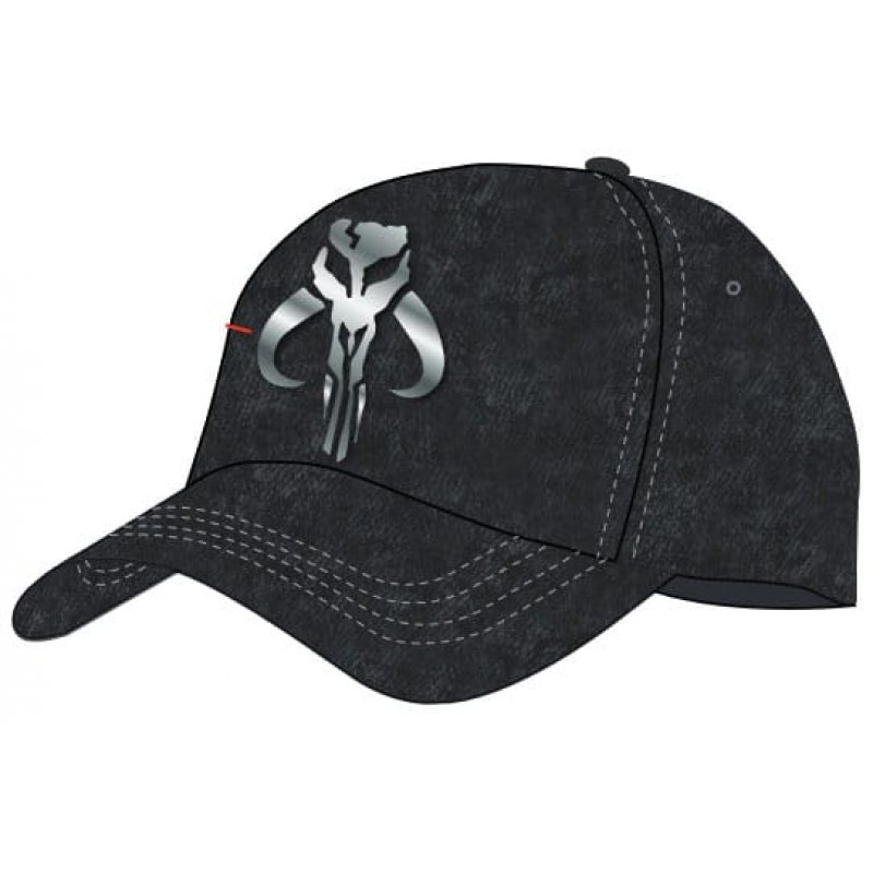 Star Wars The Mandalorian casquette hip hop Cap Silver Crest