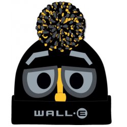 Wall-E bonnet Pom-Pom Wall-E Face