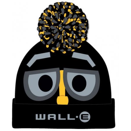 Wall-E bonnet Pom-Pom Wall-E Face