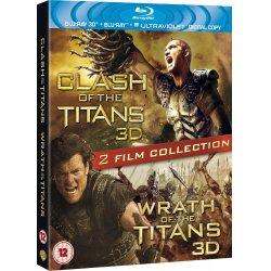 Clash Of The Titans (2010) 3D 2D / Wrath Of The Titans 3D 2D Blu-Ray