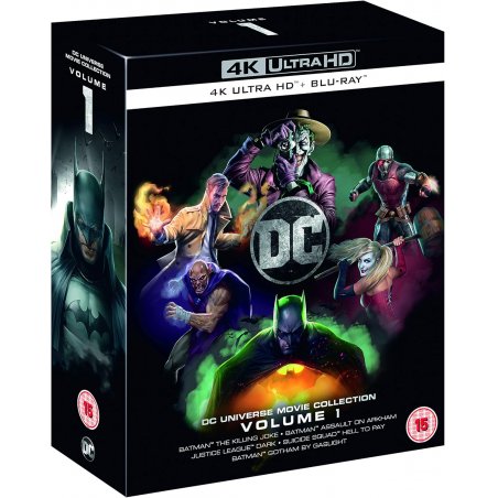DC Universe Movie Collection - Volume 1 (5 Films) 4K Ultra HD Blu-Ray