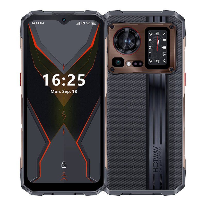 Rugged Smartphone HOTWAV Cyber 15 - 6.6'' 12 12/256GB Brown