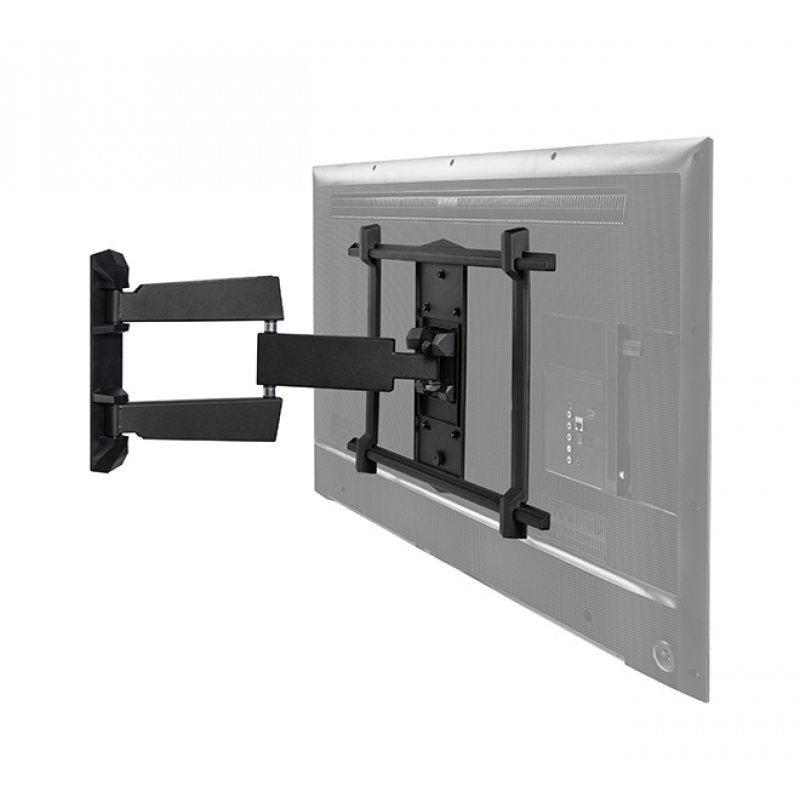 B-Tech Ultra-slim Double Arm Flat Screen Wall Mount with Tilt & Swivel (VESA 600 x 400)