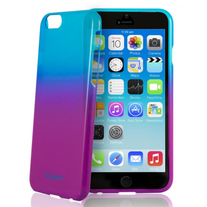 XtremeMac IPP-MF6P-23 coque de protection pour téléphones portables 14 cm (5.5") Housse Bleu, Violet