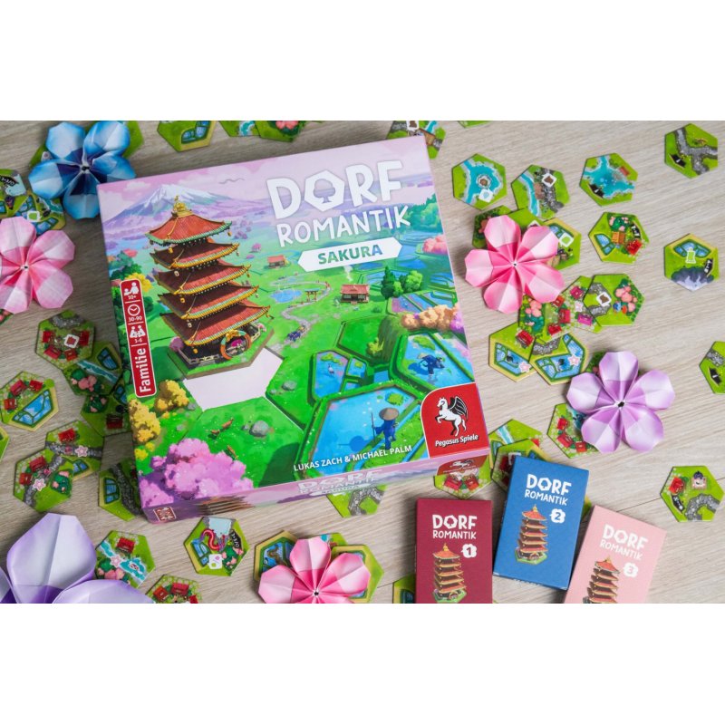 Pegasus Spiele Dorfromantik - Sakura 90 min Board game Family