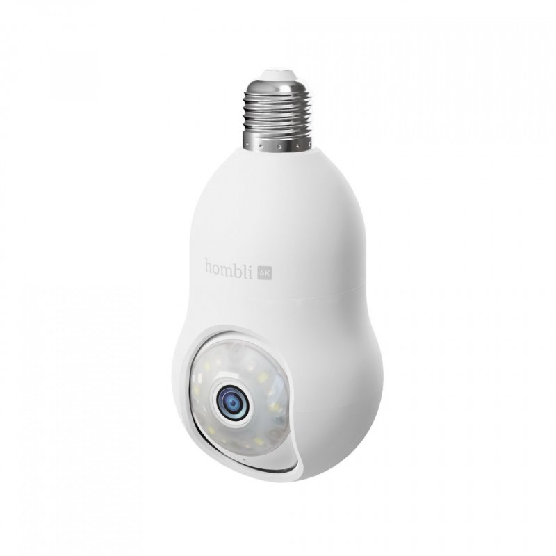 Hombli - Smart Bulb Cam 4K, White