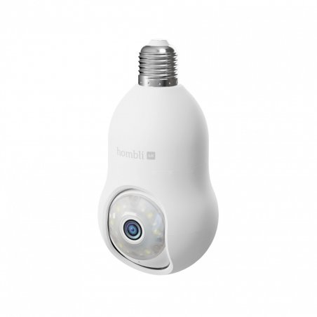 Hombli - Smart Bulb Cam 4K, White