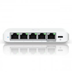 Ubiquiti Flex Mini 2.5G Managed Switch 4x 2.5G Ethernet, 1x 2.5GbE PoE (zur Stromversorgung)