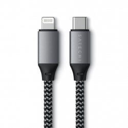 Satechi ST-TCL10M câble USB 0,25 m USB C USB C/Lightning Noir, Gris
