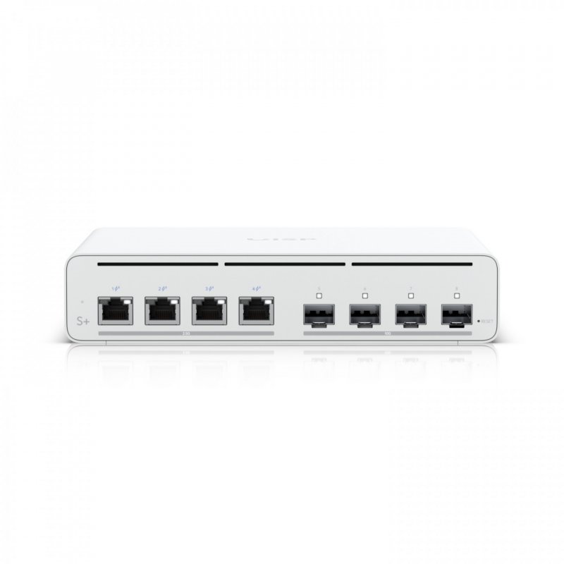 Ubiquiti UISP-S-Plus EU | Switch | 4x 2.5 GbE RJ45 Passive PoE, 4x SFP , 160 W, Power TransPort
