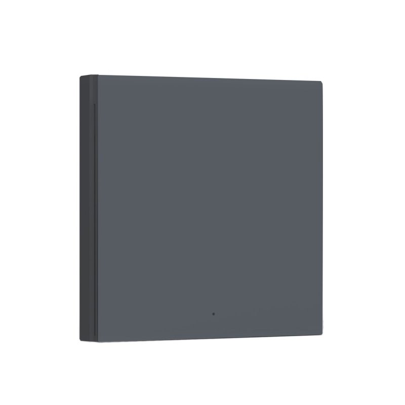 Aqara Smart Wall Switch H1 Gray | Wall Switch | Single, without neutral wire, Zigbee 3.0, EU, WS-EUK01-G