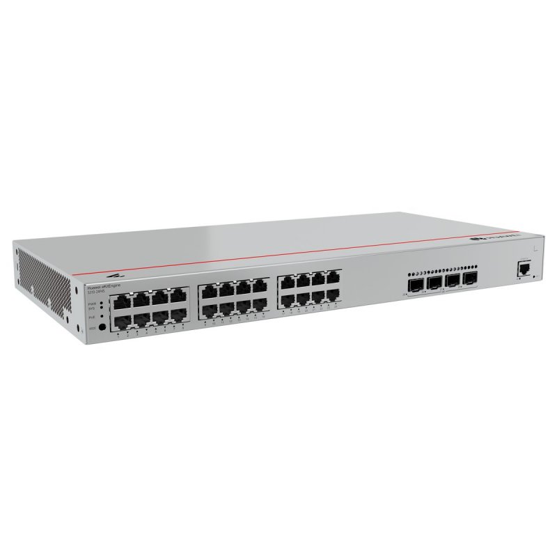 Huawei S310-24P4S - Switch 24*10/100/1000BASE-T ports, 4*GE SFP ports, PoE .