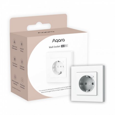 Aqara Wall Outlet H2 EU | Wall outlet | Zigbee 3.0, Matter
