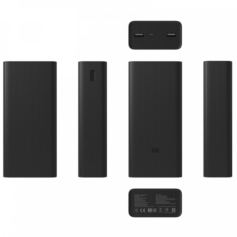 Xiaomi 18W Power Bank 30000mAh Black | Powerbank | 30000mAh, PB3018ZM
