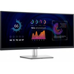 DELL P Series P3424WE computer monitor 86.7 cm (34.1") 3440 x 1440 pixels 4K Ultra HD LCD Black