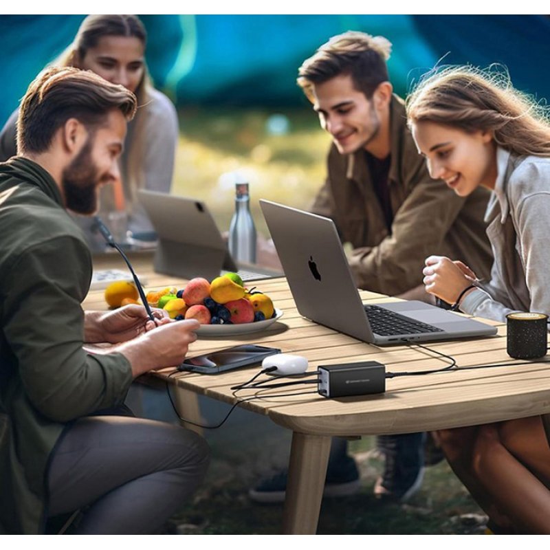 6-Port 200W Gan Usb Pd