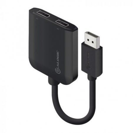ALOGIC DP2DP-ADP câble vidéo et adaptateur DisplayPort 2 x DisplayPort Noir