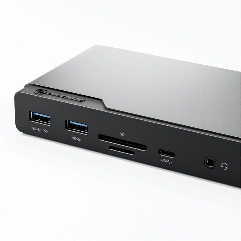 ALOGIC DV4 Avec fil USB 3.2 Gen 1 (3.1 Gen 1) Type-C Gris
