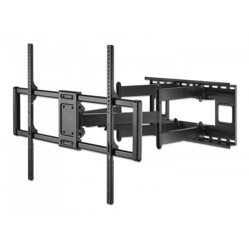 Manhattan TV & Monitor Mount, Wall, Full Motion, 1 screen, Screen Sizes: 60-120", Black, VESA 200x200 to 900x600mm, Max
