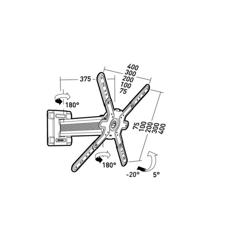 Sup mur incl/orient ErardPro