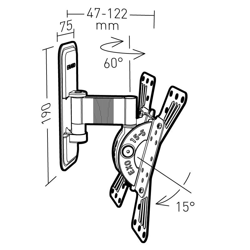 Erard EXO 200TW1 94 cm (37") Black