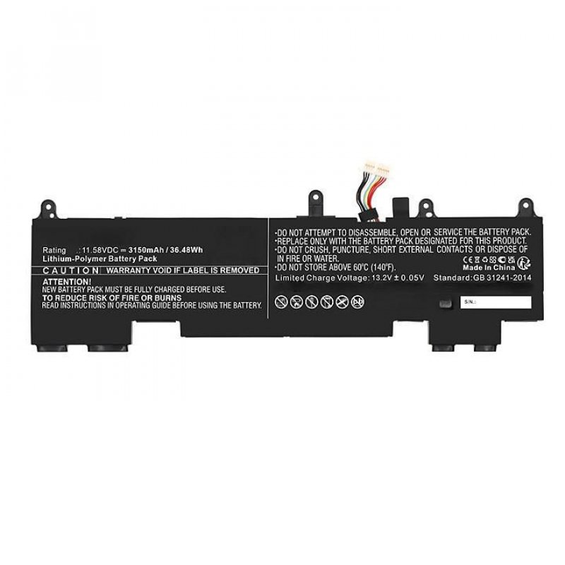 Laptop Battery for HP 36.48WH