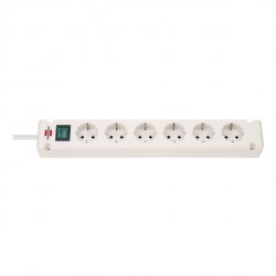 Brennenstuhl 1150650326 power extension 3 m 6 AC outlet(s) Indoor White