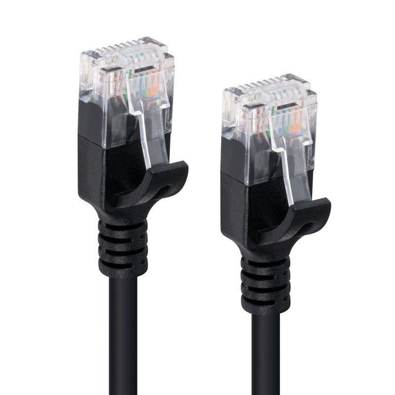 Microconnect V-UTP6003S-SLIM câble de réseau Noir 0,3 m Cat6 U/UTP (UTP)